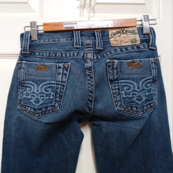 Rare Lucky Brand "Lil Delaware" Blue Jeans - Picture 1 of 8